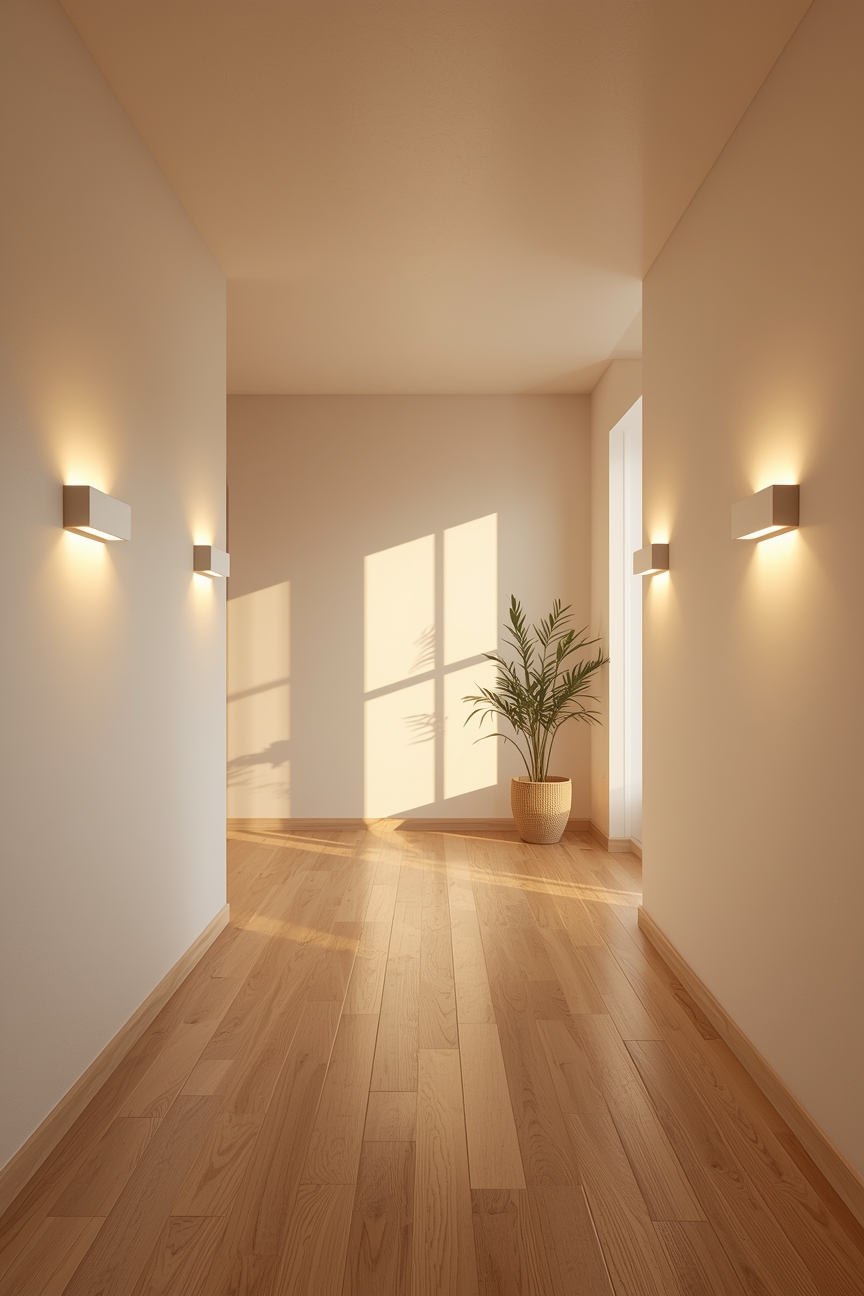 Arbeitszimmer mit tageslichtsimulierenden Leuchten